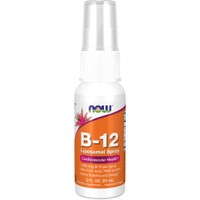 Now Foods B-12 Liposomal Spray 59ml - Συμπλήρωμα Διατροφής Βιταμίνης Β-12 Λιποσωμιακής Μορφής με Βιταμίνη Β6 & Φολικό Οξύ για την Καλή Υγεία του Καρδιαγγειακού & Νευρικού Συστήματος