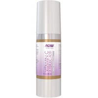 Now Vitamin C + Feluric Acid Firming Serum 30ml - Ορός Βιταμίνης C & Φερουλικού Οξέος για Λάμψη & Σύσφιξη με Χρώμα