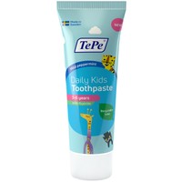 TePe Daily Kids Toothpaste Mild Peppermint 3-6 Years 75ml - Παιδική Οδοντόκρεμα Καθημερινής Χρήσης με Ήπια Γεύση Μέντας