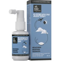 AtLife Experts Sleepeasy Spray 30ml - Συμπλήρωμα Διατροφής Μελατονίνης σε Μορφή Σπρέι με Βαλεριάνα & Πασιφλόρα για Γρηγορότερο Ύπνο & Αντιμετώπιση του Jet Lag
