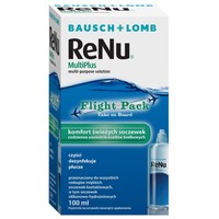 Bausch & Lomb Renu MultiPlus Flight Pack 100ml - Διάλυμα Πολλαπλών Χρήσεων για Φακούς Επαφής σε Πρακτική Συσκευασία Κατάλληλη για τα Ταξίδια σας