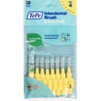 Tepe Interdental Brush Extra Soft 8 Τεμάχια - Size 4 (0.7mm) - Μεσοδόντια Βουρτσάκια με Μαλακές Ίνες για Ευαίσθητα Δόντια & Ούλα