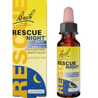 Bach Rescue Night Drops 10ml - Συμπλήρωμα Διατροφής με Συνδυασμό Ανθοϊαμάτων για την Αντιμετώπιση της Αϋπνίας