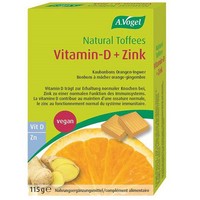 A.Vogel Natural Toffees Vitamin-D & Zink 115g - Συμπλήρωμα Διατροφής με Τζίντζερ & Πορτοκάλι για Ενίσχυση του Ανοσοποιητικού