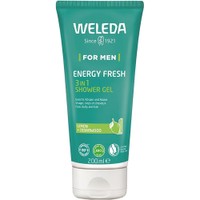 Weleda Men Energy Fresh 3 in 1 Lemon & Cedarwood Shower Gel 200ml - Ανδρικό Αφροντούς 3 σε 1 με Τονωτικό Άρωμα Λεμονιού & Κέδρο