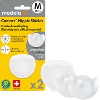 Medela Contact Nipple Shields 2 Τεμάχια - Medium 20mm - Ψευδοθηλές για τη Διευκόλυνση του θηλασμού για Μητέρες με Πληγωμένες, Επίπεδες ή Εισέχουσες Θηλές