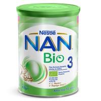 Nestle NAN Bio 3 400gr - Βιολογικό Γάλα Δεύτερης Βρεφικής Ηλικίας σε Σκόνη Από τον 12ο Μήνα