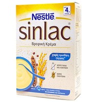 Nestle Sinlac Βρεφική Κρέμα Χωρίς Γάλα, Κατάλληλη Από τον 4ο Μήνα 500gr