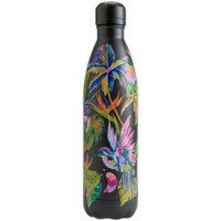 Chilly's Reusable Bottle Tropical Edition 500ml  -  Midnight Jungle - Ανοξείδωτο Μπουκάλι Θερμός