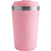 Chilly's Coffee Cup 340ml - Pastel Pink - Ανοξείδωτη Κούπα με Καπάκι για Ροφήματα