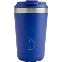 Chilly's Coffee Cup 340ml - Matte Blue 2 - Ανοξείδωτη Κούπα με Καπάκι για Ροφήματα