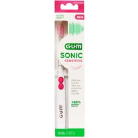 Gum Sonic Sensitive Battery Ultra Soft Toothbrush (4101) 1 Τεμάχιο - Ηλεκτρική Οδοντόβουρτσα για Εξαιρετικά Απαλό & Βαθύ Καθαρισμό σε Ευαίσθητα Δόντια και Ούλα