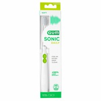 Gum Sonic Daily Battery (4100) 1 Τεμάχιο - Λευκό - Ηλεκτρική Οδοντόβουρτσα για Καθημερινή Στοματική Φροντίδα