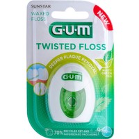 Gum Twisted Waxed Floss 30m - Κερωμένο Οδοντικό Νήμα με Γεύση Μέντας & Πράσινου Τσαγιού