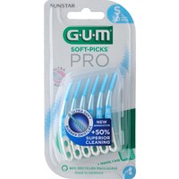 Gum Soft-Picks Pro Ultra Soft Rubber Bristles Small Κωδ 689, 30 Τεμάχια - Οδοντογλυφίδα Μεσοδόντιου Καθαρισμού με Μαλακές Ίνες & Σχήμα Καμπύλης για Ευκολότερη Πρόσβαση