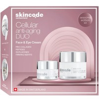 Skincode Promo Cellular Anti-Aging Cream 50ml & Wrinkle Prohibiting Eye Contour Cream 15ml - Πλούσια Αντιγηραντική 24ωρη Κρέμα Σύσφιξης & Μεταξένια Κρέμα Ματιών Σύσφιξης & Πολλαπλής Στόχευσης