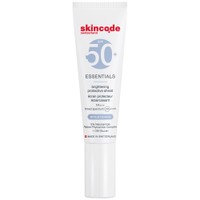 Skincode Essentials Brightening Protective Shield Spf50+, 30ml - Λεπτόρρευστη Αντηλιακή Κρέμα Προσώπου Πολύ Υψηλής Προστασίας Κατά των Καφέ Κηλίδων & του Αποχρωματισμού