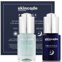 Skincode Prestige Skin Rennaisance Ampoule Treatment 2x15ml - Ultra Συμπυκνωμένη Θεραπεία Αντιγήρανσης Ημέρας & Νύχτας με 7 Ισχυρά Συστατικά