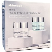 Skincode Πακέτο Προσφοράς Cellular Day Cream Spf15+ 50ml & Extreme Moisture Mask 50ml - Αντιγηραντική Κρέμα Ημέρας με Αντηλιακή Προστασία & Ενυδατική Μάσκα Άμεσης Δράσης που Διεγείρει την Παραγωγή του Κολλαγόνου