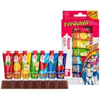 Edel White Bionic Mania 7 Fruity Toothpaste 7 Τεμάχια - Παιδική Οδοντόκρεμα με 7 Γεύσεις Φρούτων