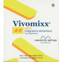 Vivomixx Probiotics Drops 10ml (2 Vialsx5ml) - Συμπλήρωμα Διατροφής Προβιοτικών για την Αντιμετώπιση Διάρροιας, Δυσκοιλιότητας & Κολικών σε Πόσιμο Υγρό για Βρέφη & Παιδιά