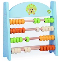 Oops Count with Me Wooden Multicolor Abacus 18m+, 1 Τεμάχιο - Hedgehog - Εκπαιδευτικό Ξύλινο Παιχνίδι Άβακας