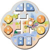 Oops My Alphabet Blocks Multi-Activity Wooden Toys 18m+, 1 Τεμάχιο - Ξύλινο Παιχνίδι Εκμάθησης Αλφαβήτου