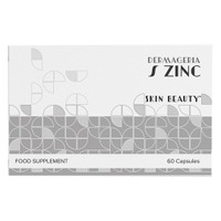 Dermageria S Zinc Skin Beauty 60caps - Συμπλήρωμα Διατροφής με Ψευδάργυρο ο Οποίος Συμβάλλει στη Διατήρηση της Φυσιολογικής Κατάστασης των Μαλλιών, Νυχιών & του Δέρματος