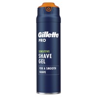 Gillette Pro Sensitive Shave Gel 200ml - Ανδρικό Τζελ Ξυρίσματος που Προστατεύει την Ευαίσθητη Επιδερμίδα από τους Ερεθισμούς