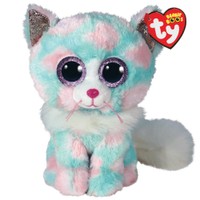 Ty Beanie Babies Opal Plushie 1 Τεμάχιο - Λούτρινο Παιδικό Παιχνίδι Παστέλ Γάτα