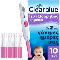 Clearblue Ψηφιακό Τεστ Ωορρηξίας με Ακρίβεια Πάνω Από 99% Υποδεικνύει τις Δύο πιο Γόνιμες Ημέρες του Κύκλου 10 Τεστ