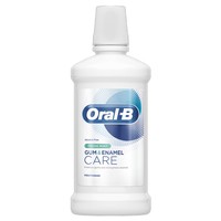 Oral-B Gum & Enamel Care Fresh Mint Mouthwash 500ml - Στοματικό Διάλυμα με Γεύση Δροσερής Μέντας για Ενδυνάμωση των Ούλων & Ενίσχυση του Σμάλτου