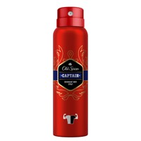Old Spice Captain Deodorant Body Spray 150ml - Αποσμητικό Σπρέι Σώματος για Άνδρες 48ωρης Προστασίας