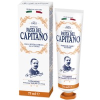 Pasta Del Capitano Vitamins Toothpaste 75ml - Οδοντόκρεμα με Βιταμίνες για Ολοκληρωμένη Προστασία & Βαθύ Καθαρισμό