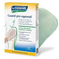 Dr Ciccarelli Ready-to-Use Soap Mitt 10 Τεμάχια - Γάντια Προ-Σαπουνισμένα Μιας Χρήσης για Καθαρισμό Προσώπου & Σώματος, Χωρίς Ξέβγαλμα