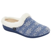 Scholl Shoes Creamy Denim F301451017, 1 Ζευγάρι - Γυναικείες Χειμωνιάτικες Παντόφλες σε Μπλε Χρώμα, Χαρίζουν Σωστή Στάση & Φυσικό Χωρίς Πόνο Βάδισμα