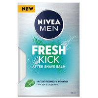 Nivea Men Fresh Kick After Shave Balm 100ml - Περιποιητικό Γαλάκτωμα για Μετά το Ξύρισμα για Άμεση Φρεσκάδα & Ενυδάτωσης