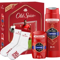 Old Spice Promo Captain Deodorant Stick 50ml & 3in1 Shower & Shampoo Gel 250ml & Football Socks 1 Ζευγάρι - Αποσμητικό Stick για Άνδρες & Ανδρικό Αφρόλουτρο, Σαμπουάν σε Μορφή Gel για Σώμα, Μαλλιά & Πρόσωπο με Φρέσκο Άρωμα του Σανδαλόξυλου & του Ανοιχτού Ωκεανού