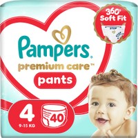 Pampers Premium Care Pants No4 (9-15kg) 40 πάνες