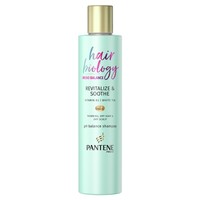 Pantene Hair Biology Meno Balance Revitalize & Soothe Shampoo With Pro-V, Vitamin B3, White tea 250ml - Σαμπουάν Αναζωογόνησης & Ανακούφισης για Αδύναμα, Ξηρά Μαλλιά με Pro-V, Βιταμίνη B3 & Λευκό Τσάι