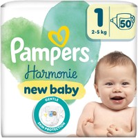 Pampers Harmonie No1 (2-5kg) 50 πάνες