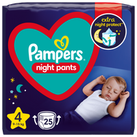 Pampers Night Pants Νο4 (9-15kg) 25 πάνες Βρακάκι