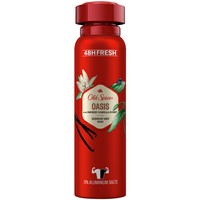Old Spice Oasis 48h Deodorant Body Spray with Smoked Vanilla Scent 150ml - Αποσμητικό Spray Σώματος για Άνδρες με Άρωμα Βανίλιας