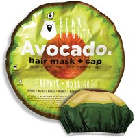 Bear Fruits Avocado Repair & Nourish Hair Mask 20ml & Cap 1 Τεμάχιο - Μάσκα Επανόρθωσης & Περιποίησης Μαλλιών με Αβοκάντο & Σκουφάκι Εφαρμογής