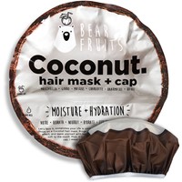 Bear Fruits Coconut Moisture & Hydration Hair Mask 20ml & Cap 1 Τεμάχιο - Μάσκα Περιποίησης Μαλλιών για Φυσική Υγρασία & Ενυδάτωση με Εκχύλισμα Καρύδας & Σκουφάκι Εφαρμογής