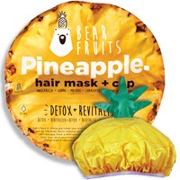 Bear Fruits Pineapple Detox & Revitalise Hair Mask 20ml & Cap 1 Τεμάχιο - Μάσκα Περιποίησης Μαλλιών για Αποτοξίνωση & Ανανέωση με Εκχύλισμα Ανανά & Σκουφάκι Εφαρμογής