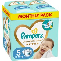 Pampers Premium Care Monthly Pack No5 (11-16kg) 148 Πάνες (2x74 Πάνες) - 