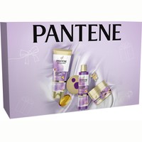Pantene Promo Set Pro-V Miracles Purple Shampoo 225ml & Silky, Glowing Conditioner 200ml & Intense Hair Rescue Mask 160ml - Μωβ Σαμπουάν Εξουδετέρωσης των Κίτρινων Τόνων & Μαλακτική Κρέμα για Λαμπερά, Μεταξένια Μαλλιά & Μάσκα Αναδόμησης Μαλλιών