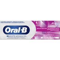 Oral-B 3D White Advanced Luxe Glamorous White Toothpaste 75ml - Οδοντόκρεμα Απαλής Λεύκανσης για Προστασία από τους Λεκέδες Έως & 24 Ώρες Ενισχύοντας το Σμάλτο των Δοντιών
