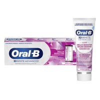 Oral-B 3D White Advanced Luxe Toothpaste 75ml - Οδοντόκρεμα Ασφαλής για τον Σμάλτο με Γλυκιά Γεύση Μέντας για 24ωρη Προστασία